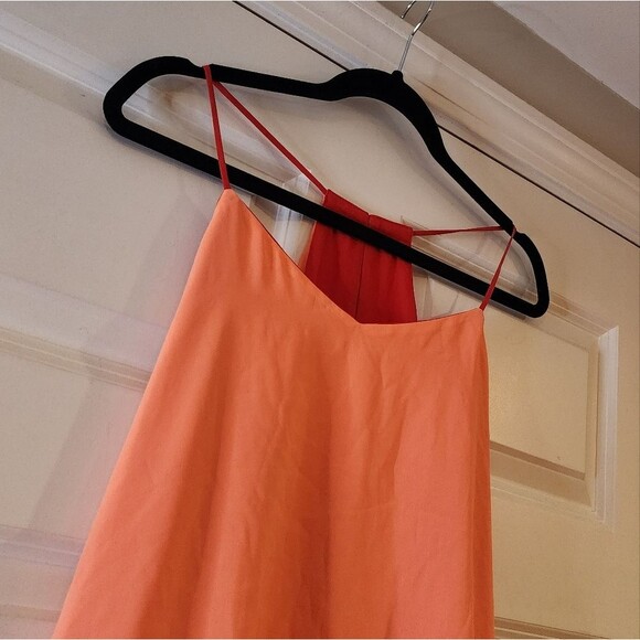 Pink and red reversible flowey tank M - Picture 2 of 6